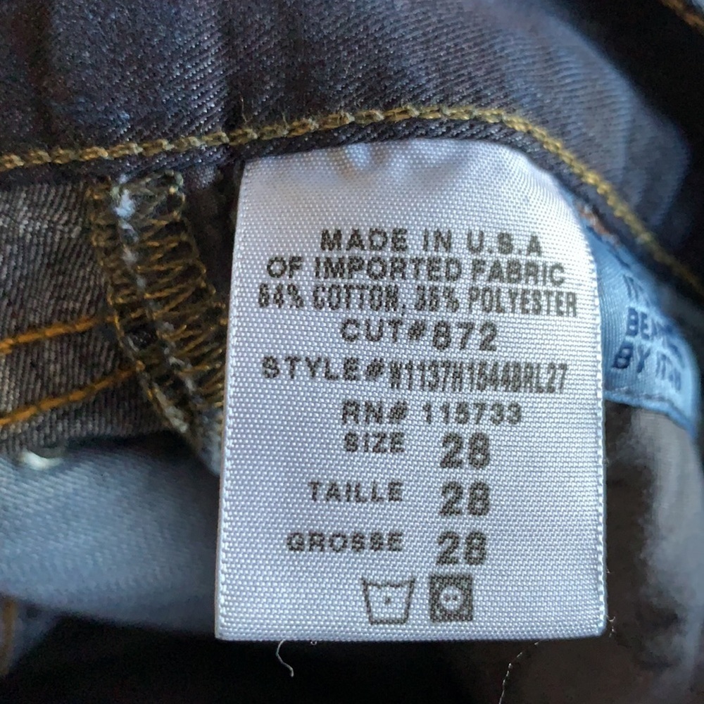 Goldsign Dark Wash Mayhem Skinny Jeans Size 28 - Picture 12 of 13